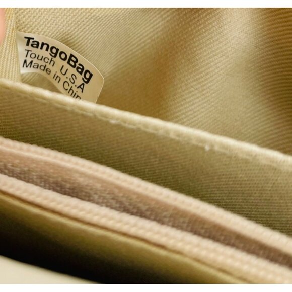 Vintage TangoBag Gold Elephant Crossbody Purse With Long Strap & Zip Closure - Picture 5 of 5